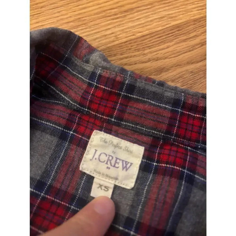 J.Crew Plaid Shirt Size XS
